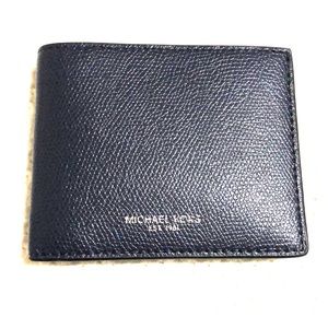 NWT Men’s Michael Kors bifold wallet Navy